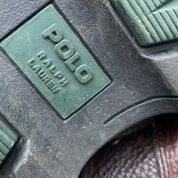 Polo Ralph Lauren Brown Hi Leather Boots Size 12D - Picture 10 of 15